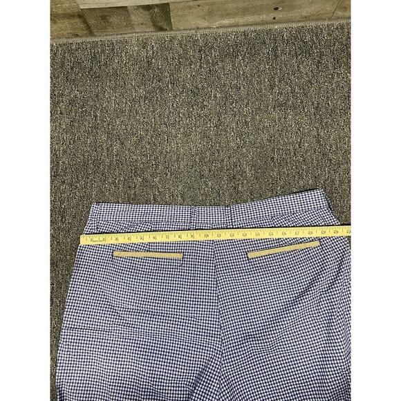 ROBERT GRAHAM Shorts Men’s Size 38 Zip Fly 100% Cotton Blue White Plaid - Picture 4 of 5